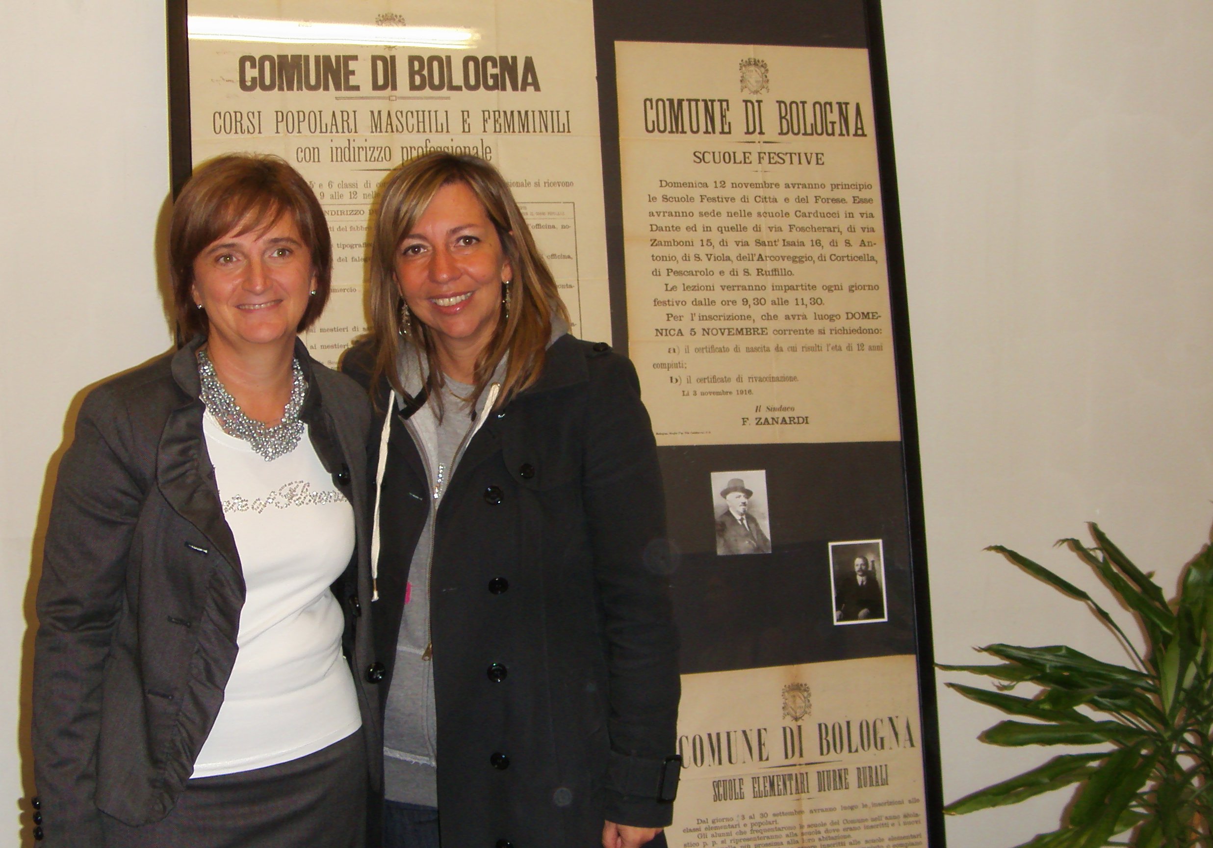 Con Marilena Pillati, Assessora alla scuola del Comune di Bologna